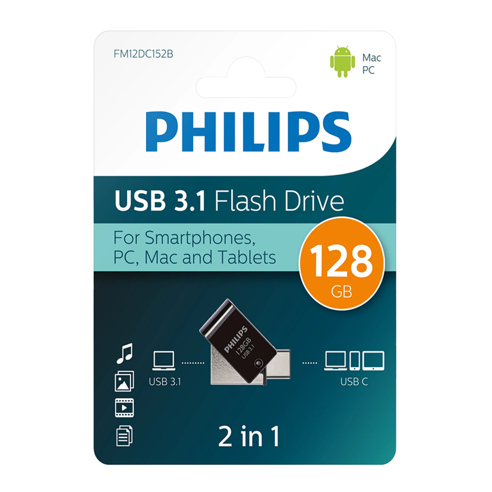 PHILIPS 128GB USB3.1 TYPE-C 100/150 MB/S FM12DC152
