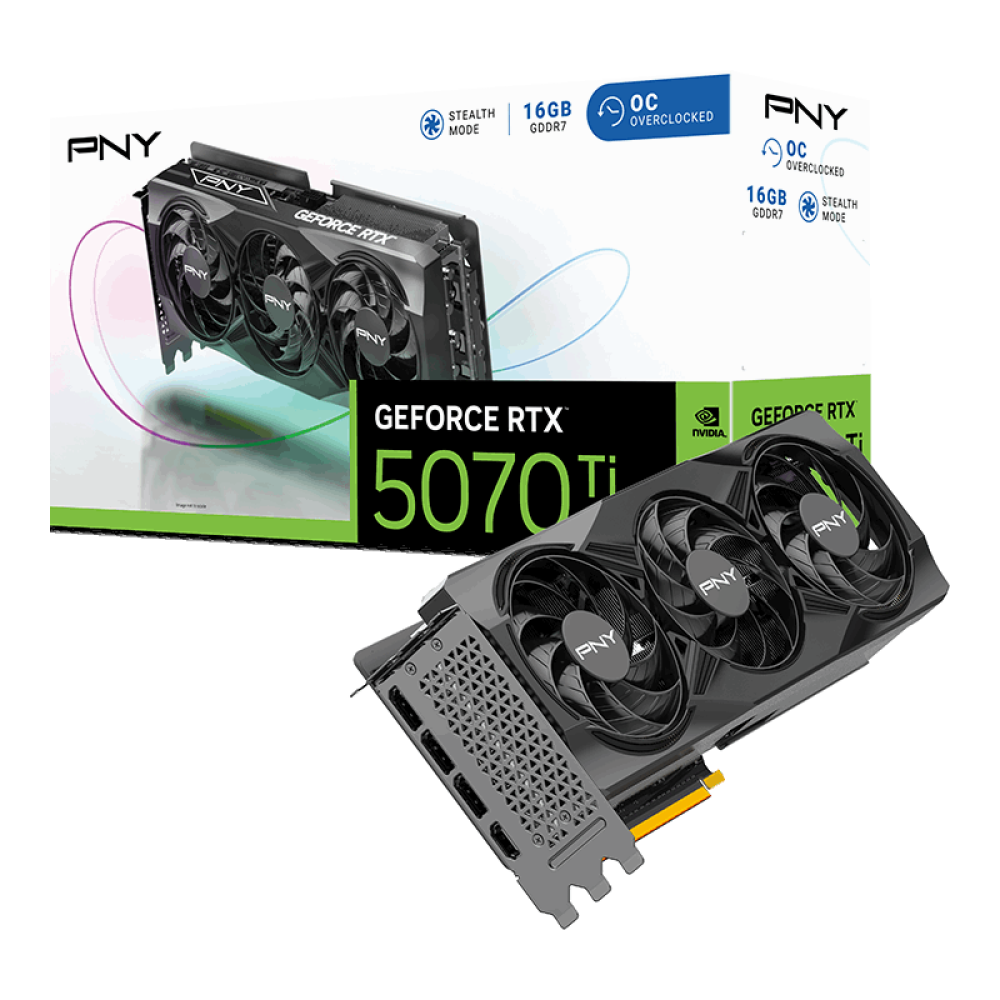 PNY RTX 5070 Ti OC 16GB GDDR7 256Bit (VCG5070T16TFXPB1-O) Ekran Kartı