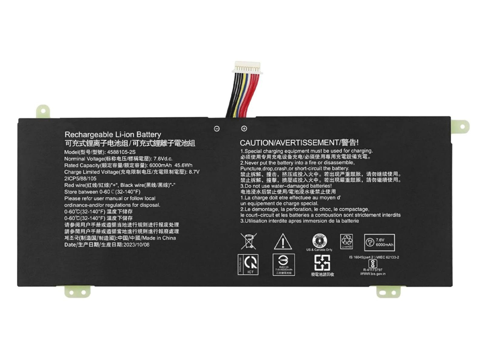 RETRO Toshiba Dynabook Satellite Pro C40-G, 4588105-2S Notebook Bataryası