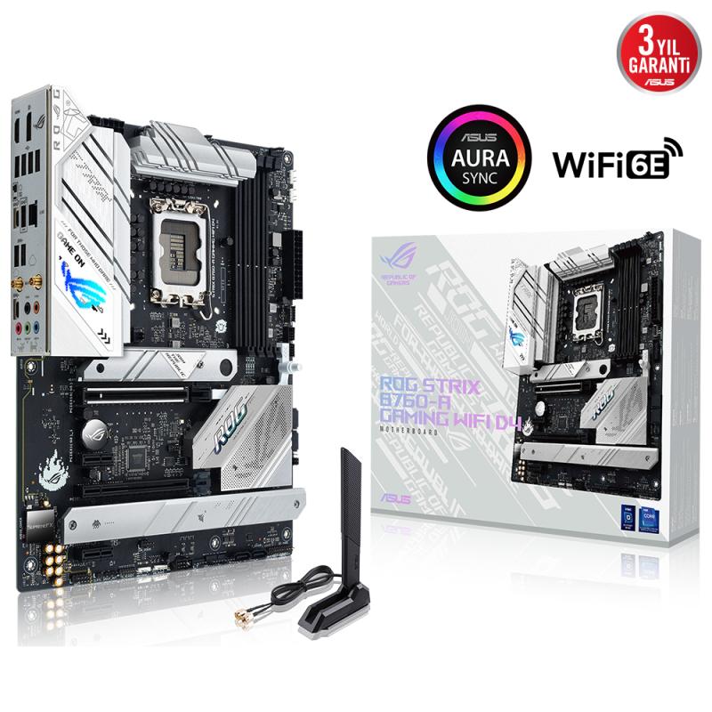 ASUS ROG STRIX B760-A GAMING WIFI D4 DDR4 5333Mhz(OC) RGB M.2 ATX 1700p