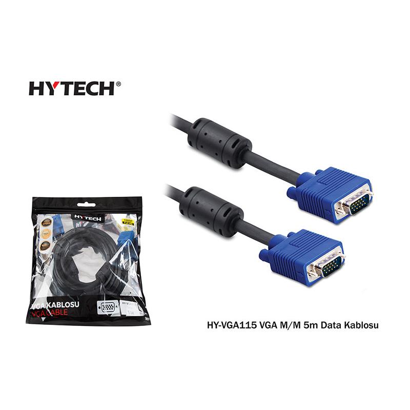 HYTECH HY-VGA115 VGA M/M 5 METRE DATA KABLOSU