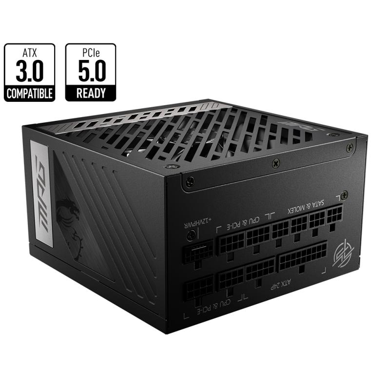 MSI MPG A1000G PCIE5 1000W 80+ GOLD POWER SUPPLY