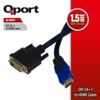 QPORT Q-HDV DVI TO HDMI 24+1 CONVERTER ÇEVİRİCİ