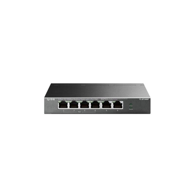TP-Link TL-SF1006P 6Port 10/100Mbps 4xPoE+ Switch