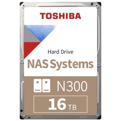 16TB TOSHIBA N300 7200RPM SATA 512MB HDWG51GUZSVA - Nas Diskler