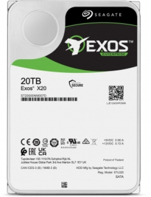20TB SEAGATE EXOS X20 7200RPM 256MB ST20000NM007D - Nas Diskler