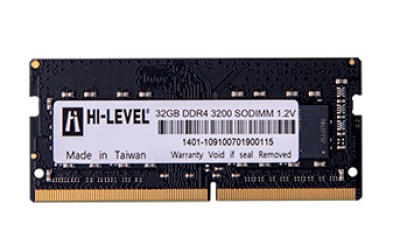 32GB DDR4 3200Mhz SODIMM 1.2V HLV-SOPC25600D4/32G HI-LEVEL - Bellekler
