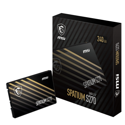 480GB MSI SSD SPATIUM S270 SATA 2.5 500/450MB/s - SSD Diskler