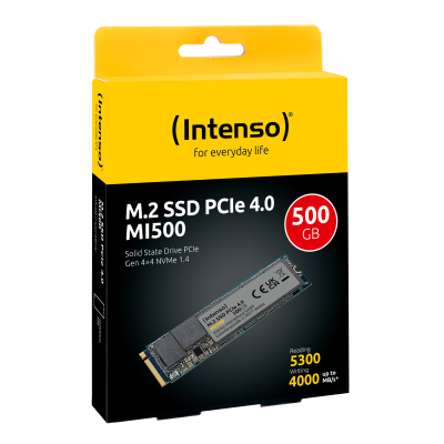 500GB INTENSO MI500 3836450 GEN 4X4 5300/400MB/s SSD - SSD Diskler