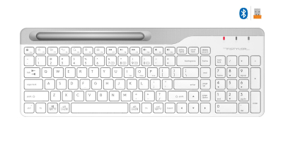 A4TECH FBK25 BLUETOOTH Q KLAVYE BEYAZ - Klavye