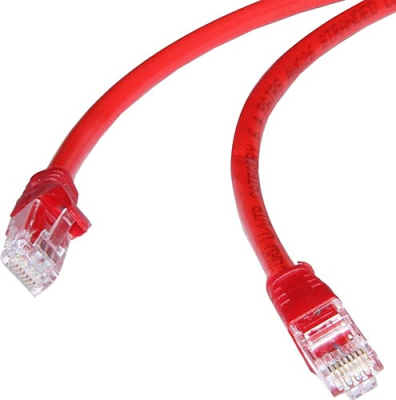 FLAXES FNK-6003K CAT6 30CM 24AWG KIRMIZI NETWORK KABLO - Kablolar