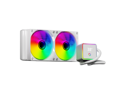 FRISBY FCL-240W ARGB 240 LIQUID COOLER WHITE - İşlemci Sıvı Soğutma