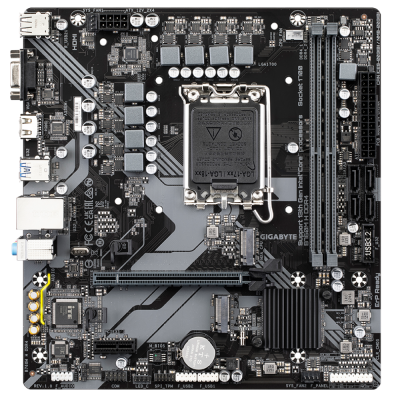 GIGABYTE B760M H DDR4 M.2 HDMI MATX 1700P - Anakartlar