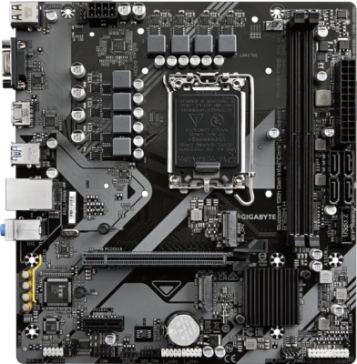 GIGABYTE B760M H DDR5 HDMI VGA MATX 1700P - Anakartlar