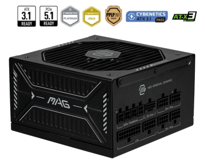 MSI MAG A850GLS PCIE5 850W 80+ GOLD FULL MODÜLER - Güç Kaynakları