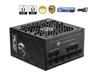 MSI MPG A850GS PCIE5 850W 80+ GOLD PSU FULLMODULAR - Güç Kaynakları