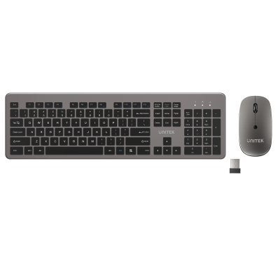 UNITEK SLIMDUO 2.4GHZ KLAVYE SETI (T054AGY01-US) - Klavye Mouse Set