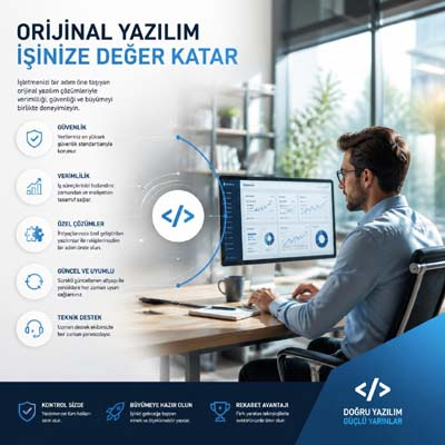 Orijinal Yazılım Kullanmanın İşletmelere Sağladığı Avantajlar