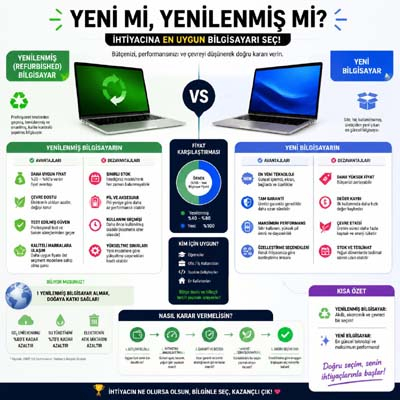 Yenilenmiş Bilgisayar mı Sıfır Bilgisayar mı Tercih Edilmeli?